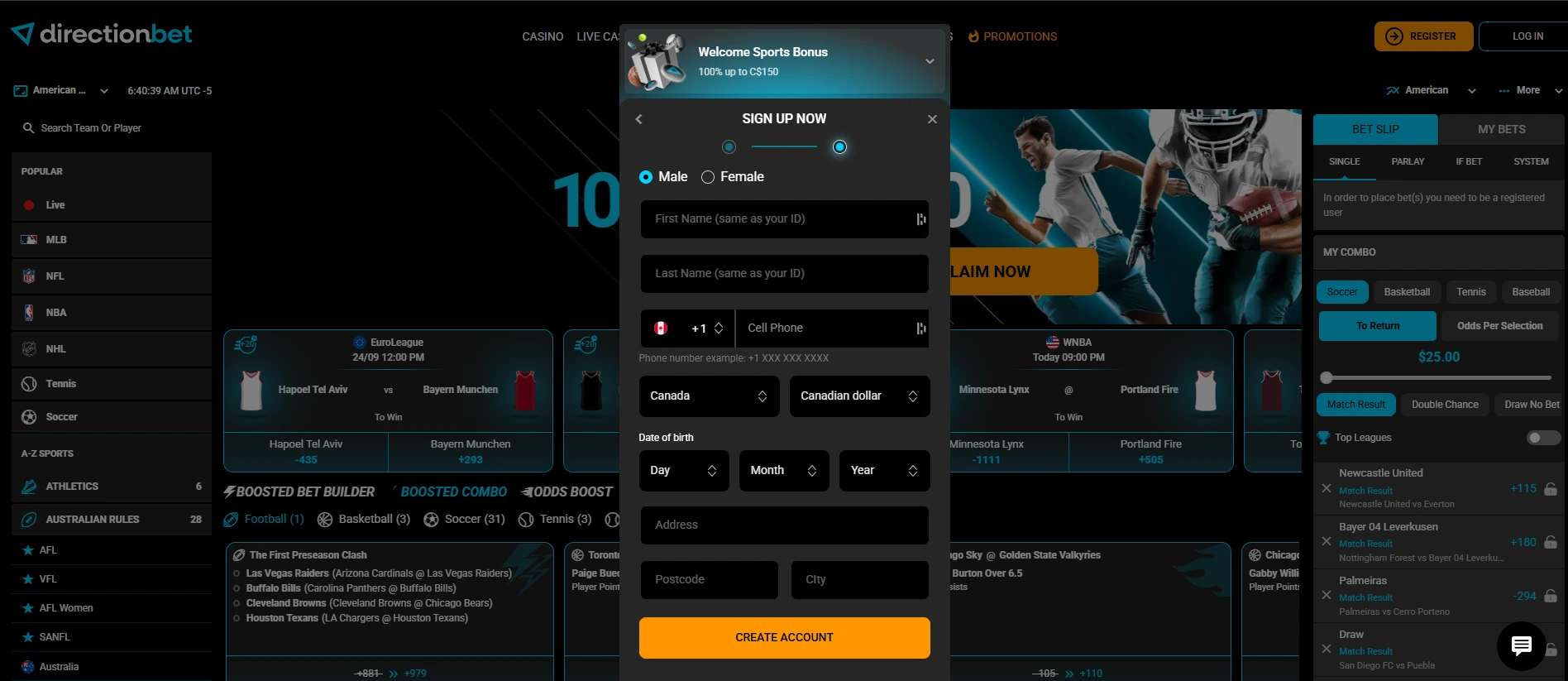Directionbet online sportsbook